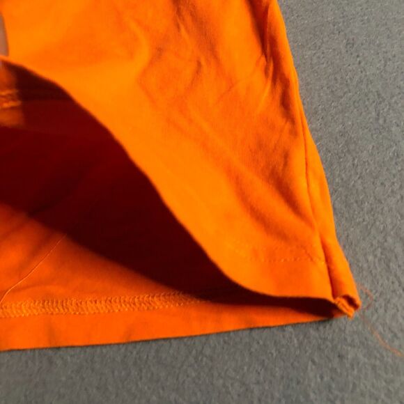 armani exchange womens t shirt top medium m orange graphic pencil drawing s15 - Picture 8 of 14